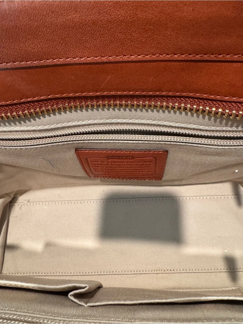 Vintage COACH Brown Leather Shoulder Bag - COACH New York